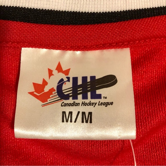 Regina Pats Hockey Stitched Sewn Fan Jersey WHL CHL Bedard Navy Blue Medium NWT - Picture 4 of 8